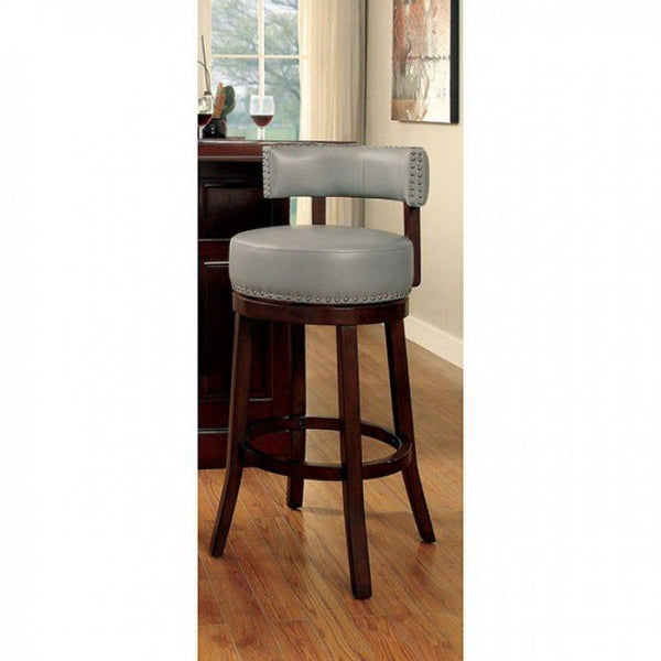 Furniture of America Shirley Pub Height Stool CM-BR6251GY-24-2PK IMAGE 1