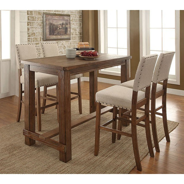 Furniture of America Sania Dining Table CM3324BT-VN IMAGE 1
