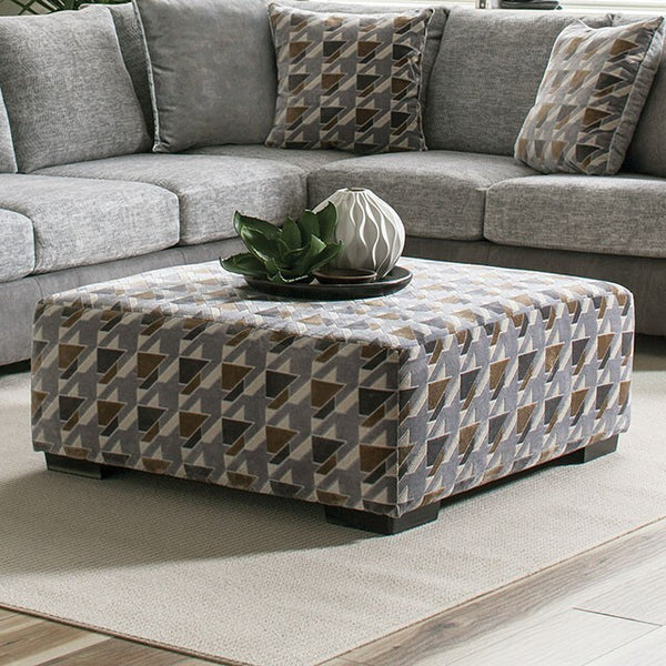 Furniture of America Alannah Fabric Ottoman SM5184-OT IMAGE 1