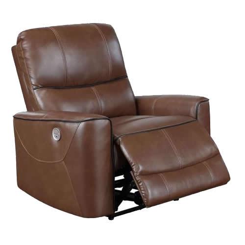 Coaster Furniture Greenfield Power Leatherette Recliner 610266P IMAGE 1