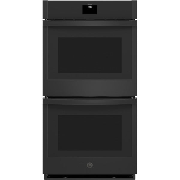 GE 27-inch Built-in Double Wall Oven with True European Convection Technology JKD5000DVBB IMAGE 1