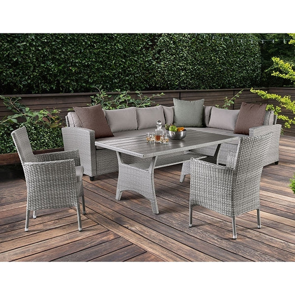 Furniture of America Outdoor Dining Sets 3-Piece FM80001GG-SET IMAGE 1