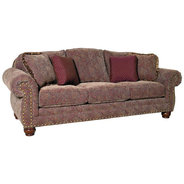 Mayo Furniture Stationary Fabric Sofa 3180F10 Sofa - Pandora Antique IMAGE 1
