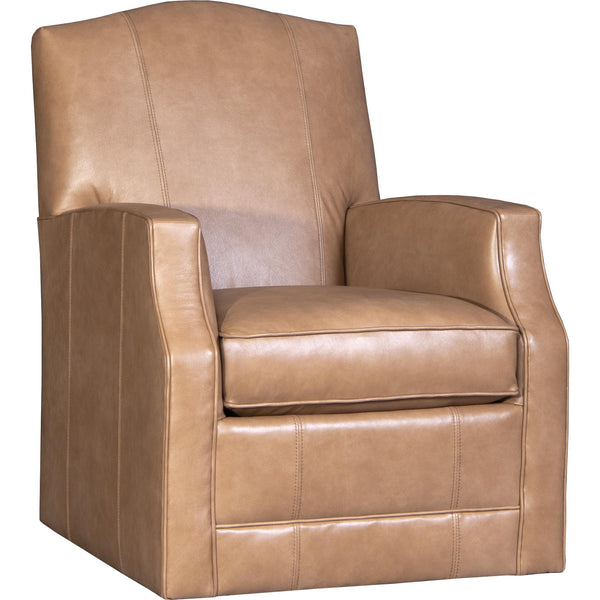 Mayo Furniture Swivel Leather Chair 3100L42 Swivel Chair - Revelation Malt IMAGE 1