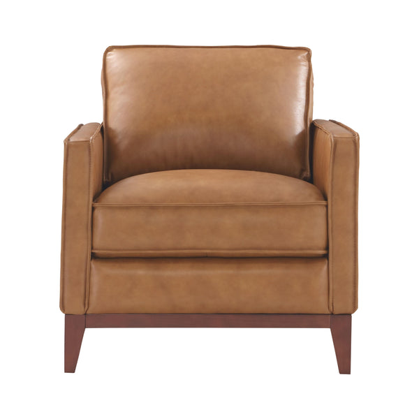 Leather Italia USA Newport Stationary Leather Chair 1669-6394-01177137 IMAGE 1