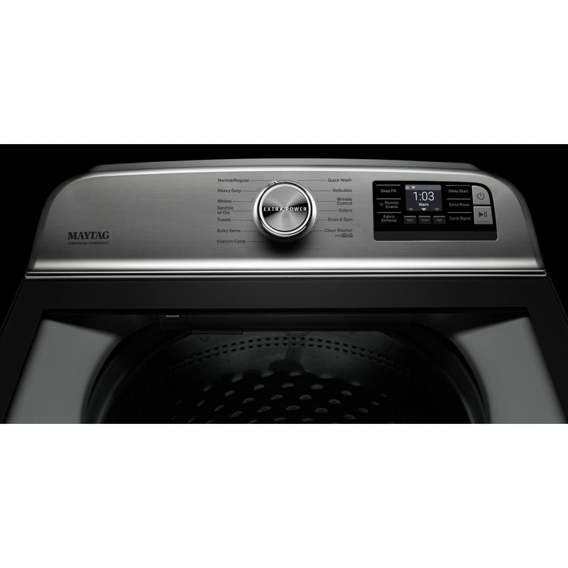 Maytag 5.2 cu.ft. Top Loading Washer with Wi-Fi Connectivity MVW7230HW IMAGE 7