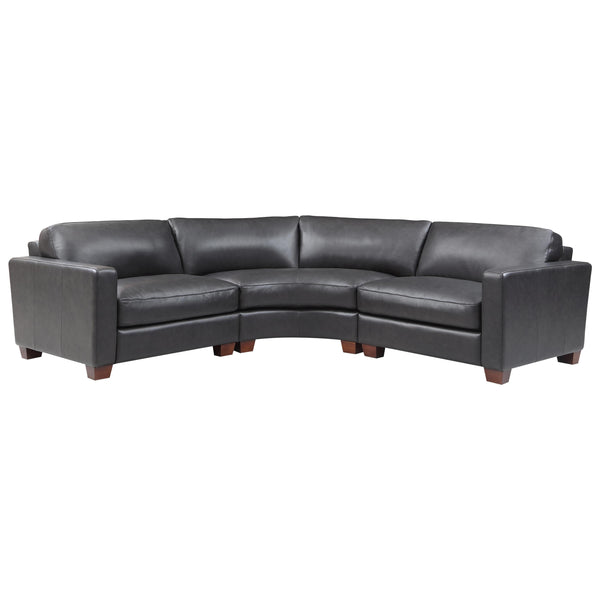Leather Italia USA Brent Georgetown Leather 3 pc Sectional 1669-9029LAF-016700/1669-9029RAF-016700/1669-9029WED-016700 IMAGE 1