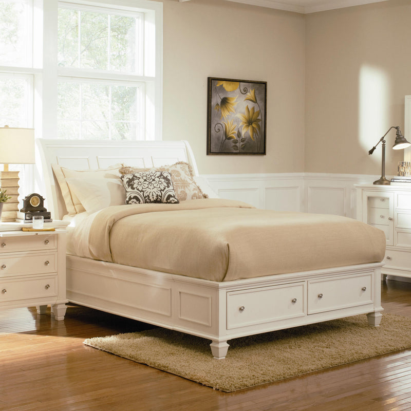Coaster Furniture Sandy Beach King Sleigh Bed with Storage 201309KE IMAGE 1