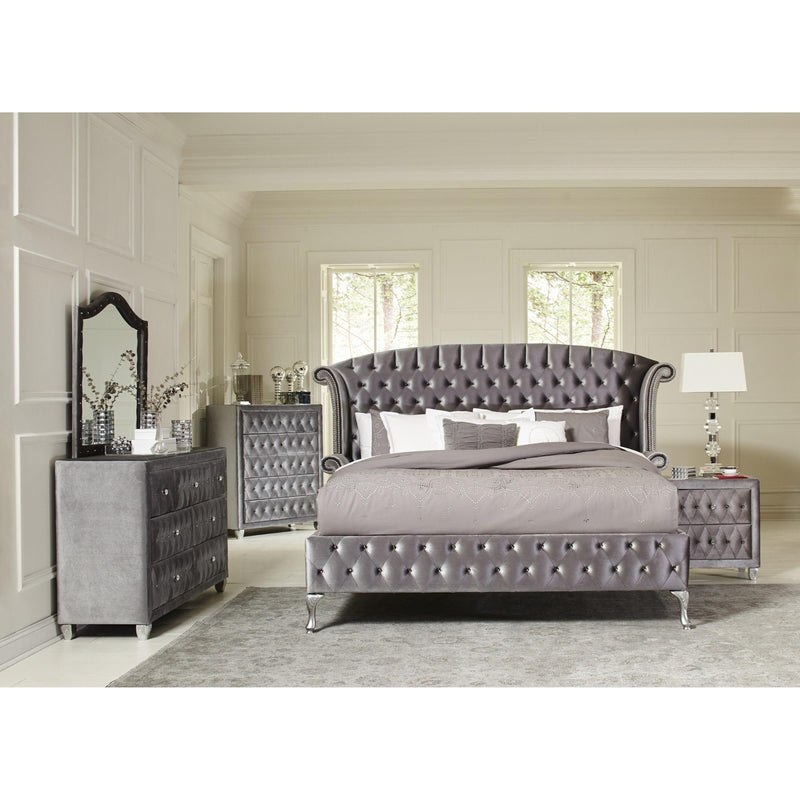 Coaster Furniture Deanna 205101KE 6 pc King Upholstered Bedroom Set IMAGE 1