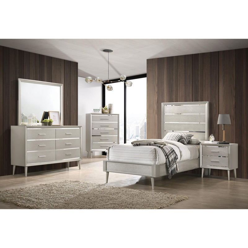Coaster Furniture Ramon 222701T 6 pc Twin Platform Bedroom Set IMAGE 1