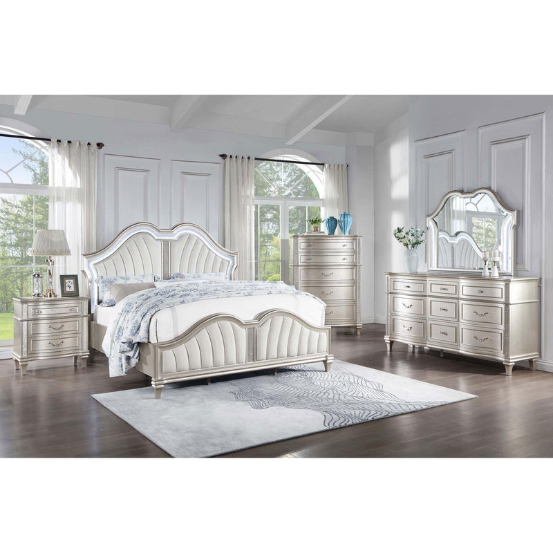 Coaster Furniture Evangeline 223391KW-S5 7 pc California King Platform Bedroom Set IMAGE 1