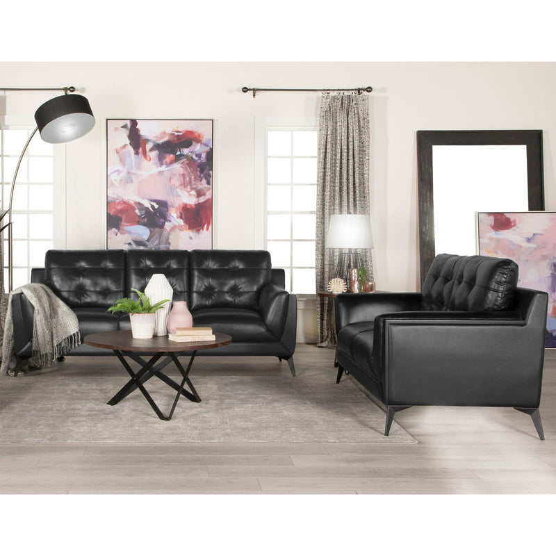 Coaster Furniture Moira 511131-S2 2 pc Living Room Set IMAGE 1