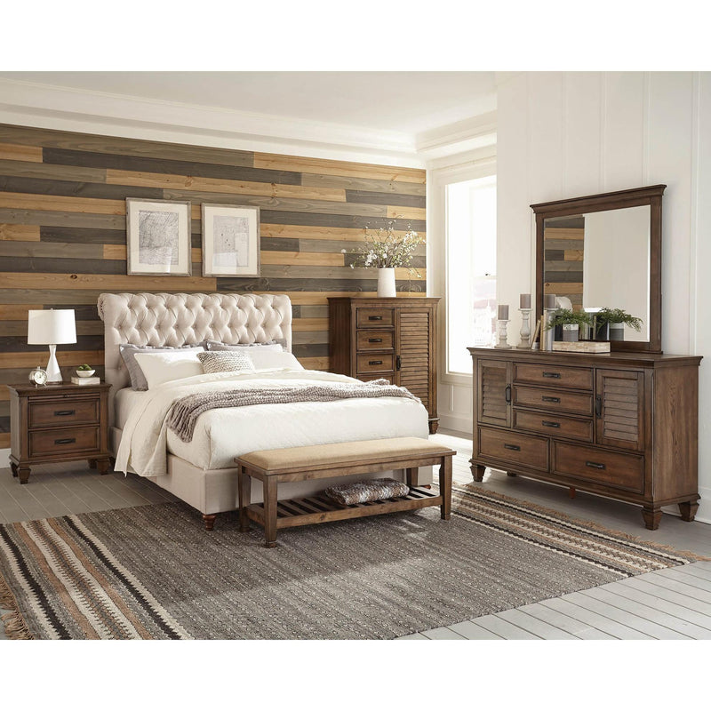 Coaster Furniture Devon California King Upholstered Platform  Bed 300525KW IMAGE 7