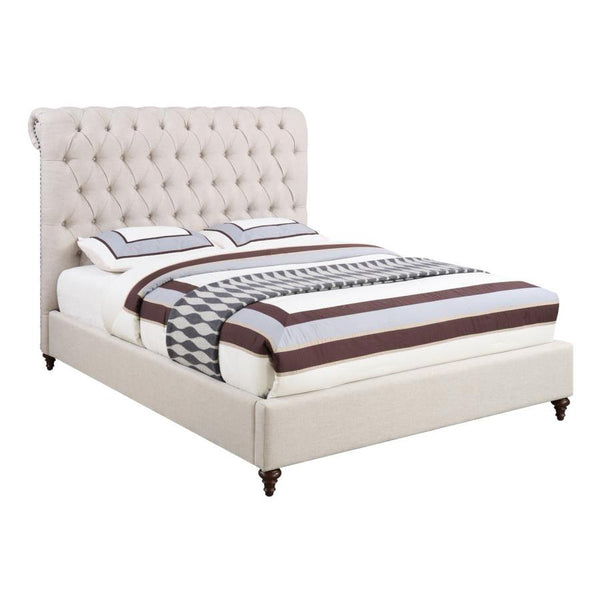 Coaster Furniture Devon King Upholstered Platform Bed 300525KE IMAGE 1