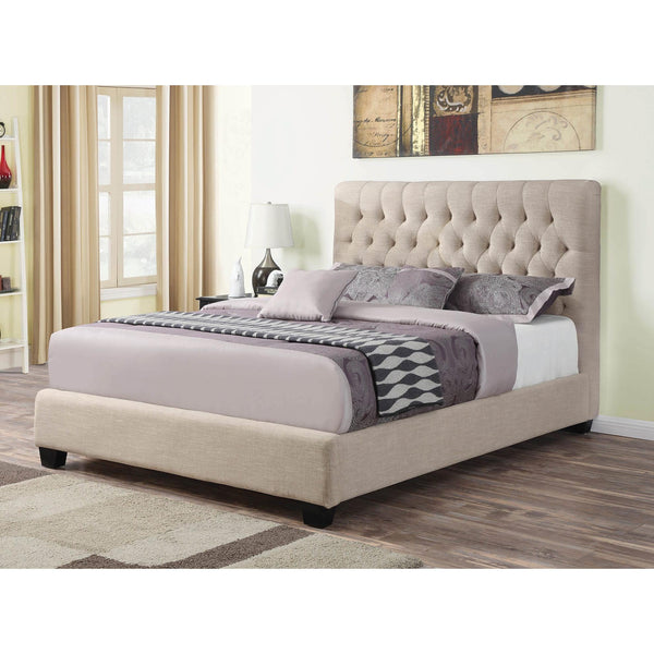 Coaster Furniture Chloe California King Upholstered Platform Bed 300007KW IMAGE 1