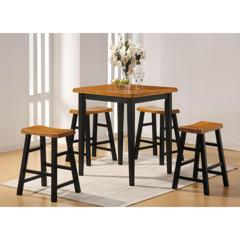 Acme Furniture Gaucho 5 pc Counter Height Dinette 07285 IMAGE 2