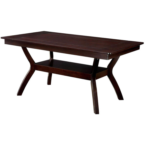 Furniture of America Brent Dining Table CM3984W-T IMAGE 1