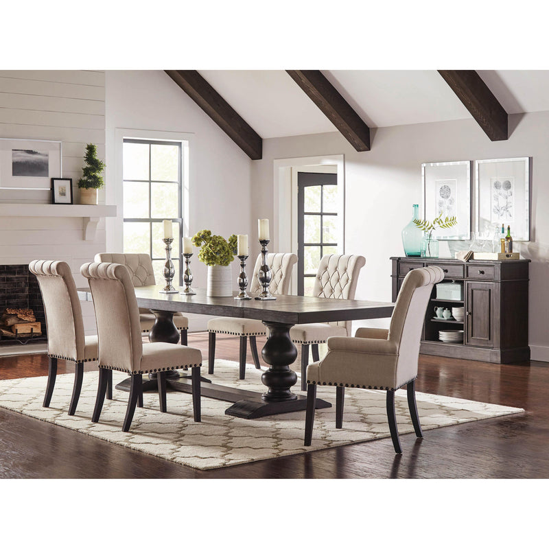 Coaster Furniture Phelps Dining Table with Trestle Base 121231 IMAGE 2