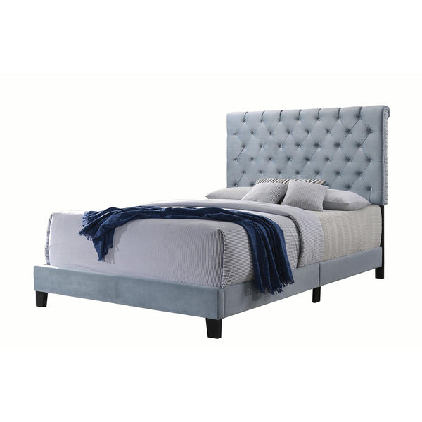Coaster Furniture Warner Queen Upholstered Platform Bed 310041Q IMAGE 1