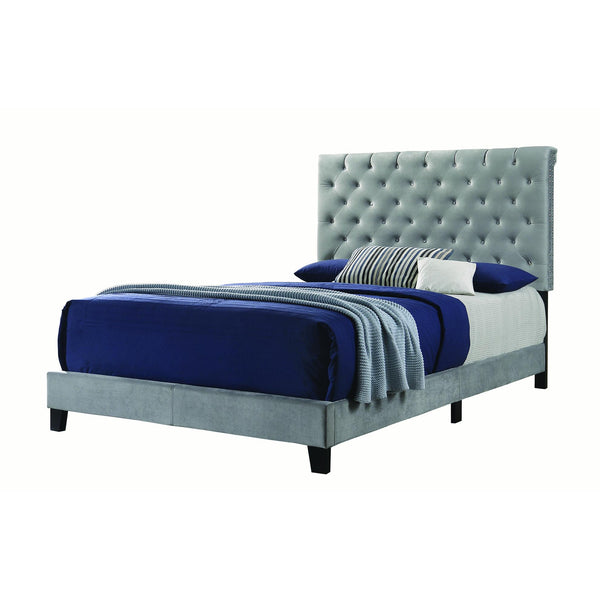 Coaster Furniture Warner King Upholstered Platform Bed 310042KE IMAGE 1