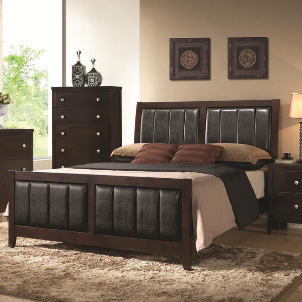 Coaster Furniture Carlton Full Upholstered Panel Bed 202091F IMAGE 1