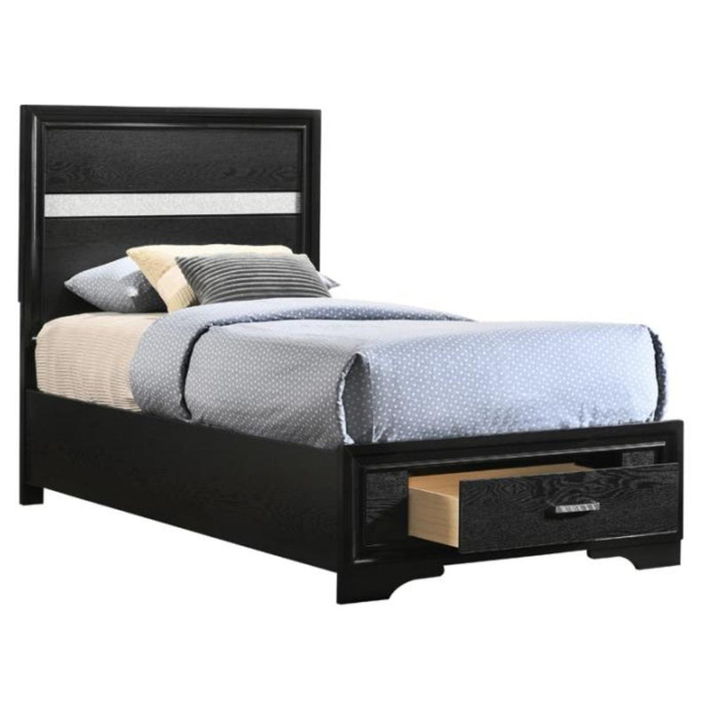 Coaster Furniture Miranda Twin Panel Bed with Storage 206361T IMAGE 1