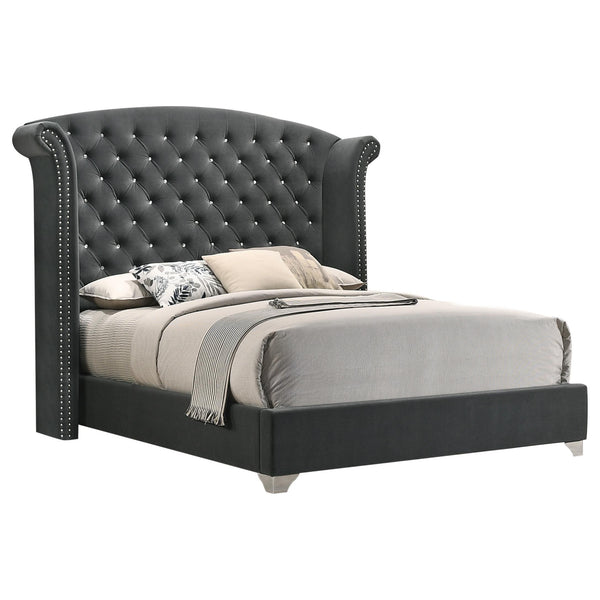 Coaster Furniture Melody King Upholstered Platform Bed 223381KE IMAGE 1