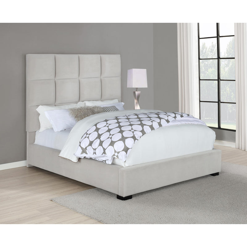 Coaster Furniture Panes King Upholstered Panel Bed 315850KE IMAGE 4