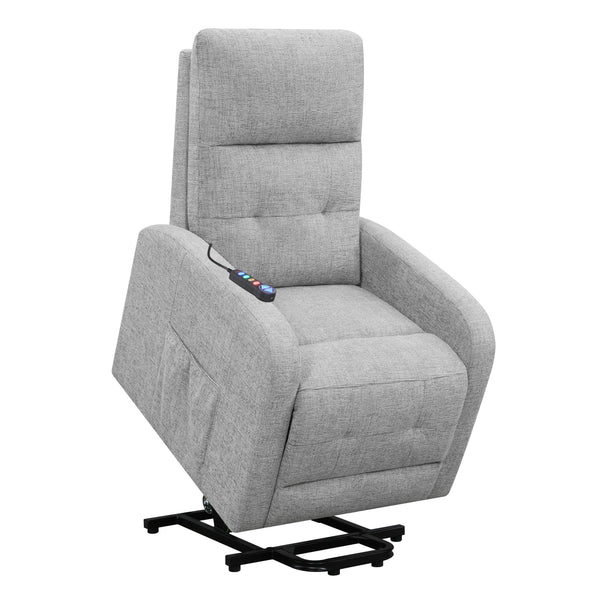 Coaster Furniture Fabric Lift Chair with Heat and Massage 609402P IMAGE 1