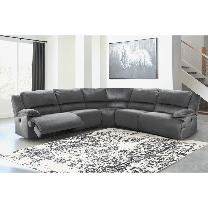 Signature Design by Ashley Clonmel Power Reclining Fabric 5 pc Sectional 3650546/3650546/3650558/3650562/3650577 IMAGE 3