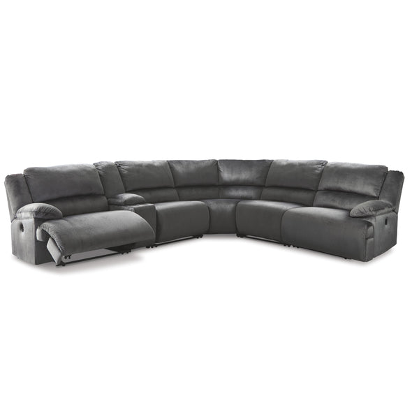 Signature Design by Ashley Clonmel Power Reclining Fabric 6 pc Sectional 3650519/3650519/3650557/3650558/3650562/3650577 IMAGE 1
