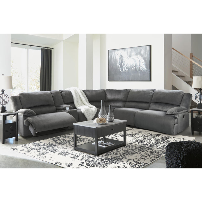 Signature Design by Ashley Clonmel Power Reclining Fabric 6 pc Sectional 3650519/3650519/3650557/3650558/3650562/3650577 IMAGE 2