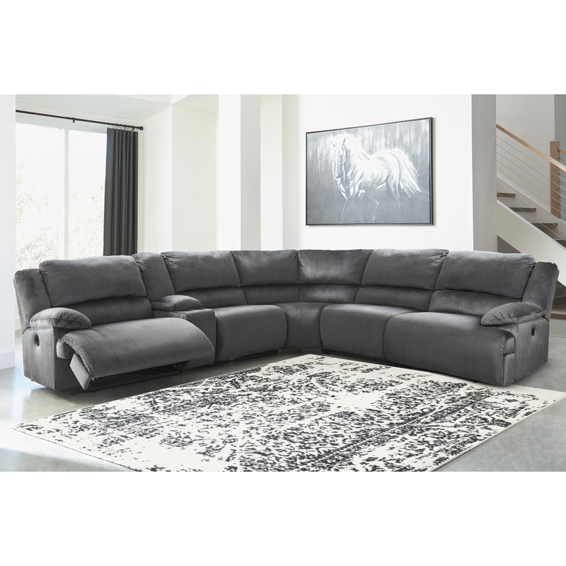 Signature Design by Ashley Clonmel Power Reclining Fabric 6 pc Sectional 3650546/3650546/3650557/3650558/3650562/3650577 IMAGE 2