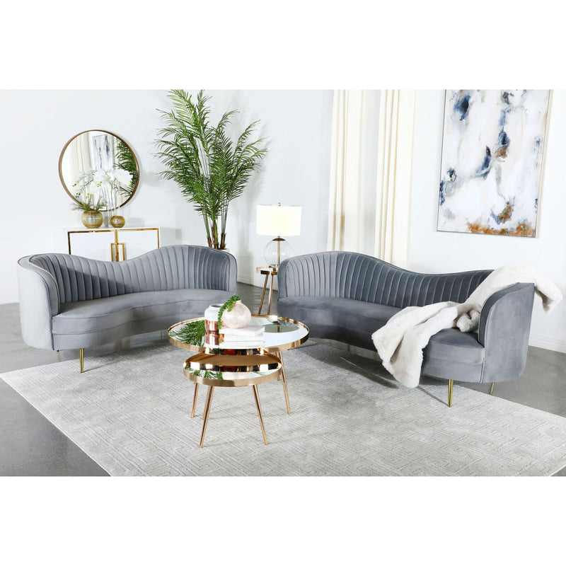 Coaster Furniture Sophia Stationary Fabric Loveseat 506865 IMAGE 6