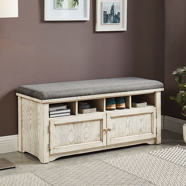 Furniture of America Home Decor Benches CM-AC308WH IMAGE 1