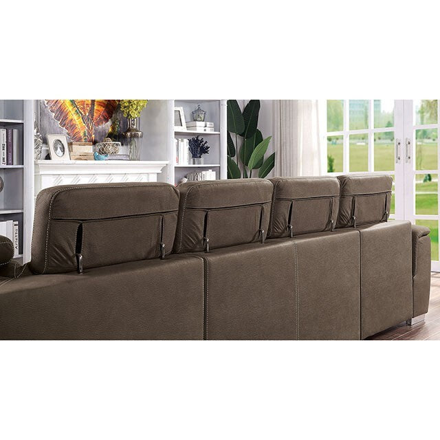 Furniture of America Hugo Fabric Sectional CM6963-SECT IMAGE 7
