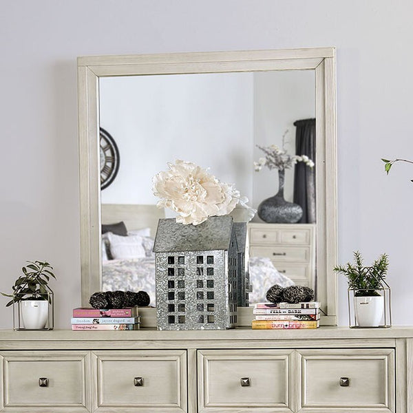 Furniture of America Tywyn Dresser Mirror CM7365WH-M IMAGE 1