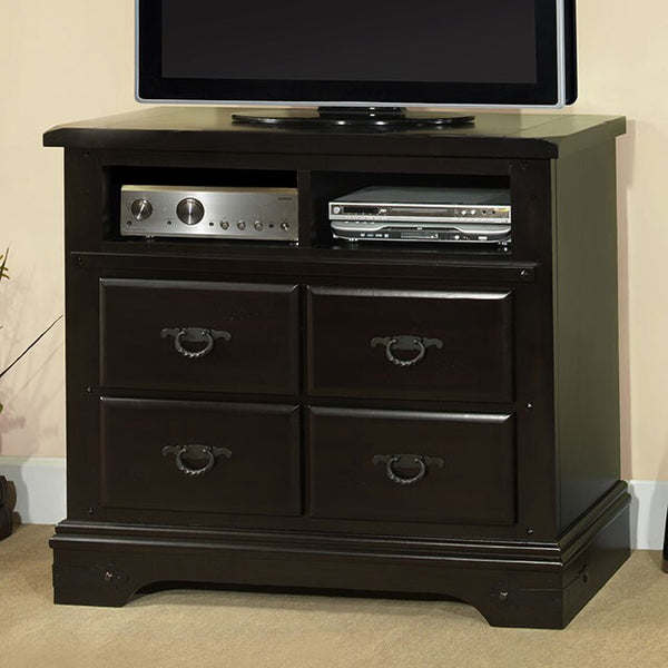 Furniture of America Sonoma 4-Drawer Media Chest CM7496EX-TV IMAGE 1