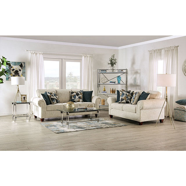 Furniture of America Delgada Stationary Fabric Loveseat SM7749-LV IMAGE 2