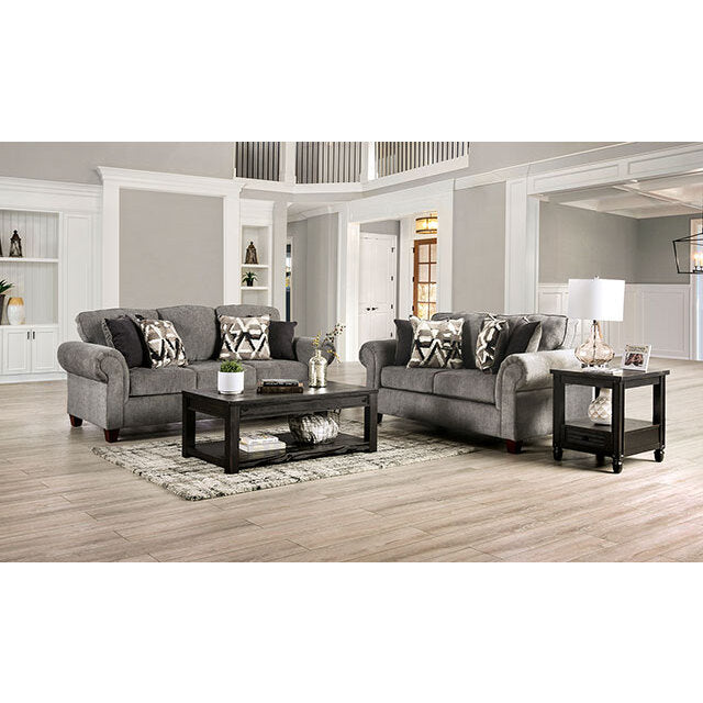 Furniture of America Delgada Stationary Fabric Sofa SM7750-SF IMAGE 2