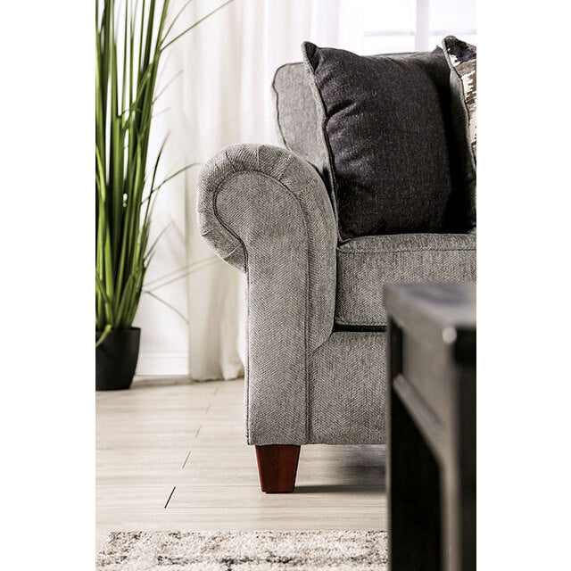 Furniture of America Delgada Stationary Fabric Sofa SM7750-SF IMAGE 4
