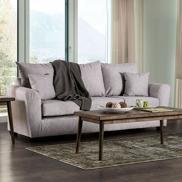 Furniture of America Croydon Stationary Fabric Sofa SM7755-SF IMAGE 1