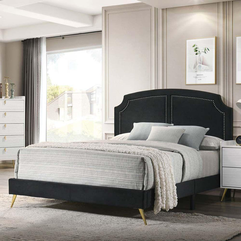 Acme Furniture Zeena Full Upholstered Panel Bed BD01461F IMAGE 4