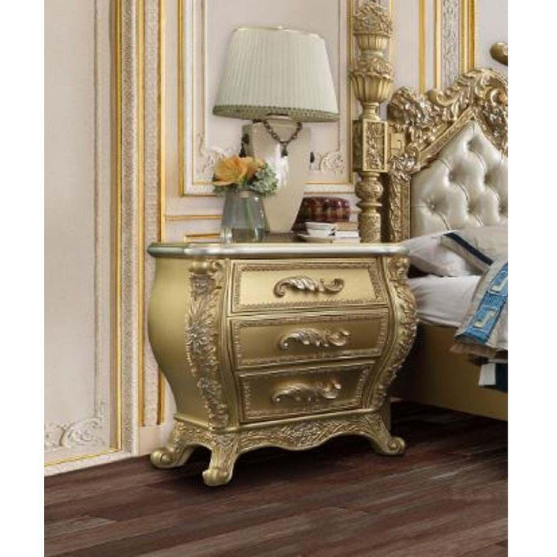 Acme Furniture Cabriole 3-Drawer Nightstand BD01464 IMAGE 1
