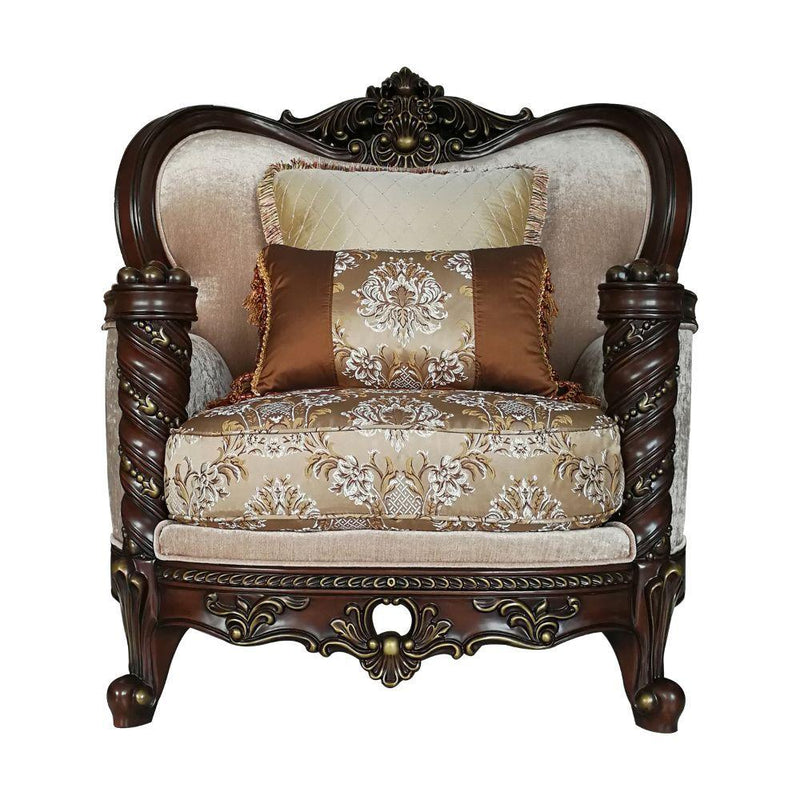 Acme Furniture Devayne Stationary Fabric Chair LV01584 IMAGE 1