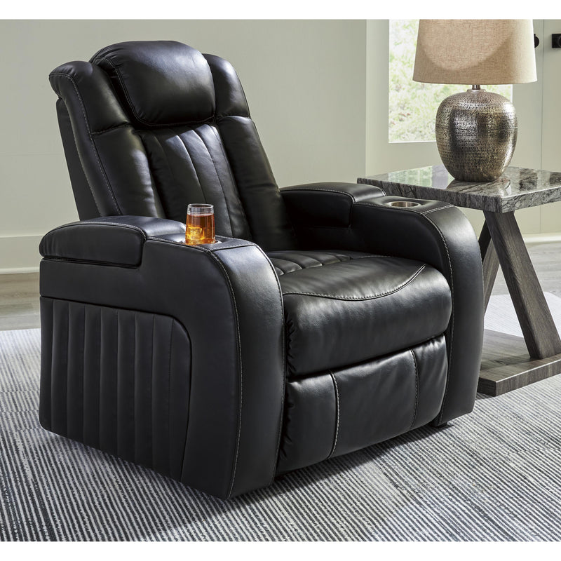 Signature Design by Ashley Caveman Den Power Leather Look Recliner 9070313 IMAGE 6