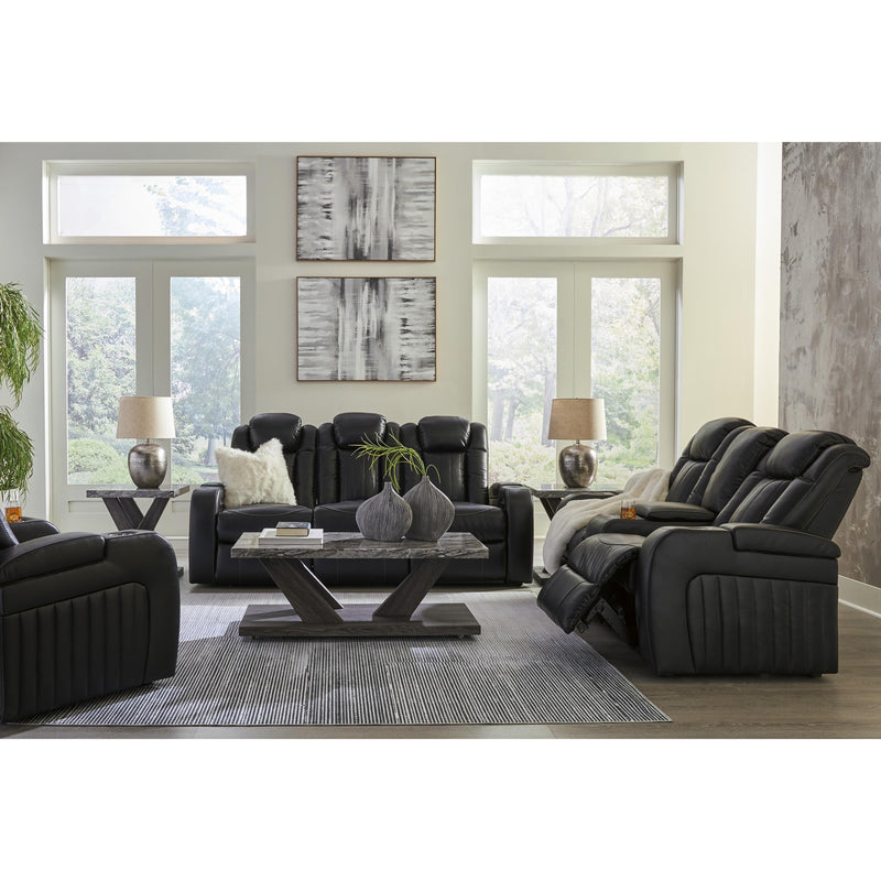 Signature Design by Ashley Caveman Den Power Reclining Leather Look Loveseat 9070318 IMAGE 19