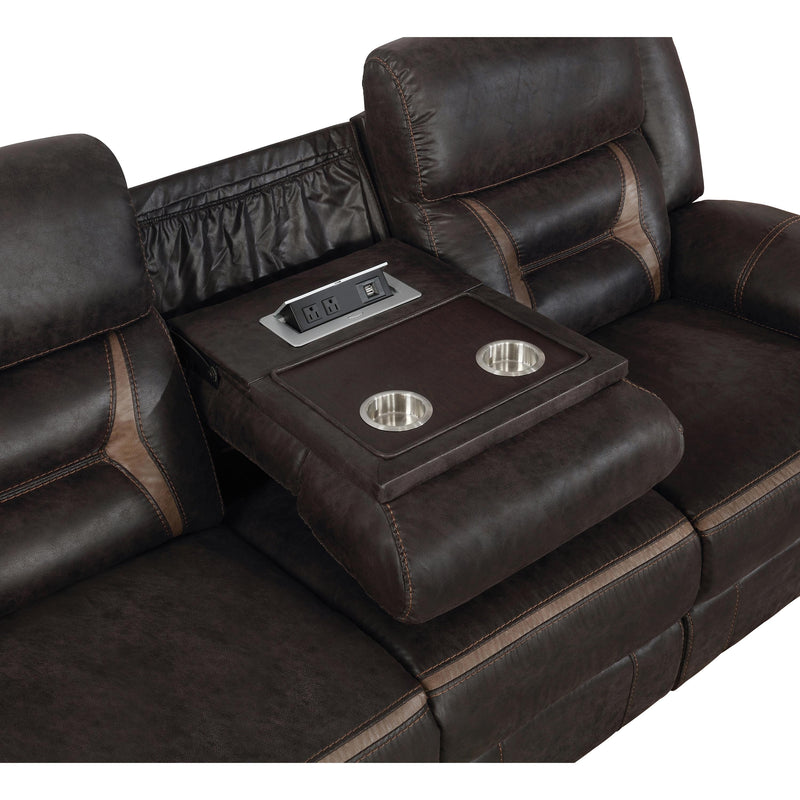 Coaster Furniture Greer Reclining Leatherette Sofa 651354 IMAGE 7