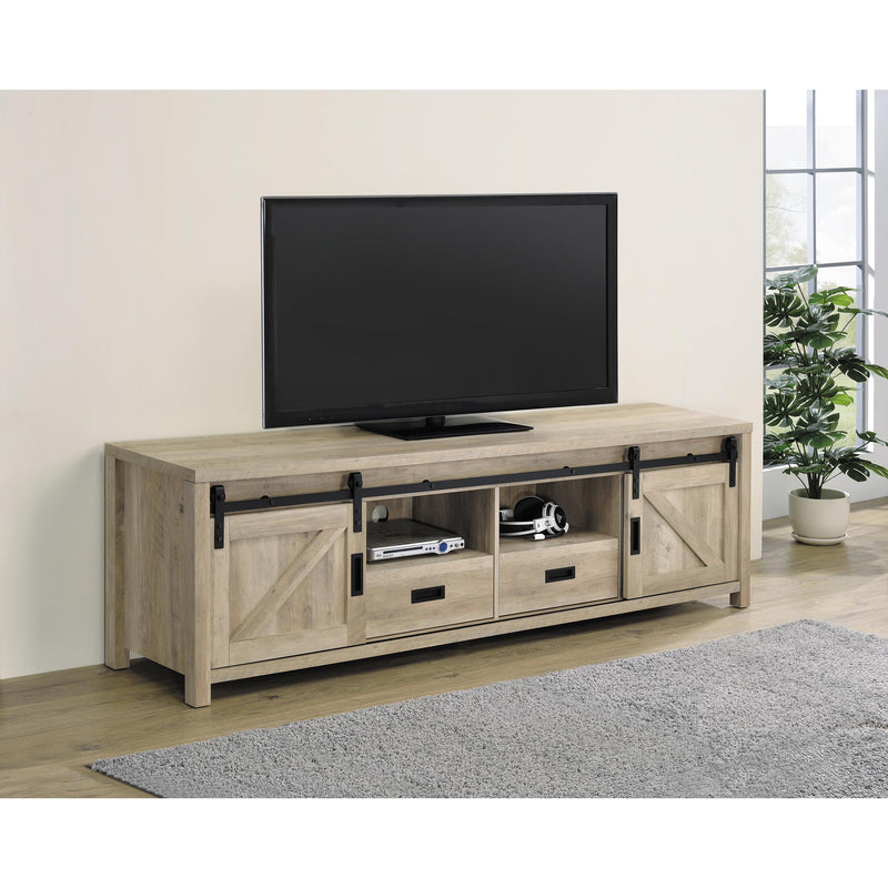 Coaster Furniture Madra TV Stand with Cable Management 736263 IMAGE 2