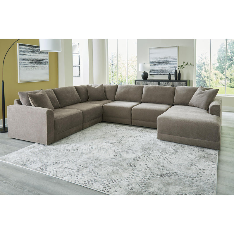 Benchcraft Raeanna Fabric 6 pc Sectional 1460364/1460346/1460377/1460346/1460346/1460317 IMAGE 2